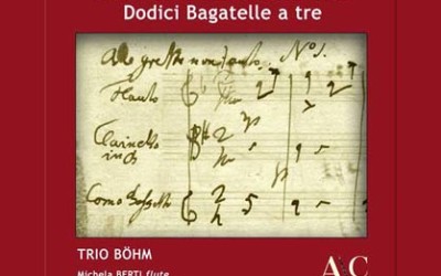 Venerdì 27 settembre Concerto di presentazione del cd del Trio Bohm