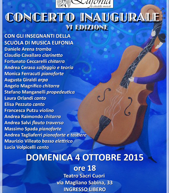 4/10/15 – Concerto Inaugurale degli Insegnanti – VI Edizione