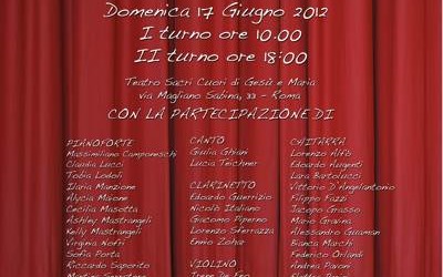 Concerto degli allievi della Scuola di Musica Eufonia A.S 2011-12