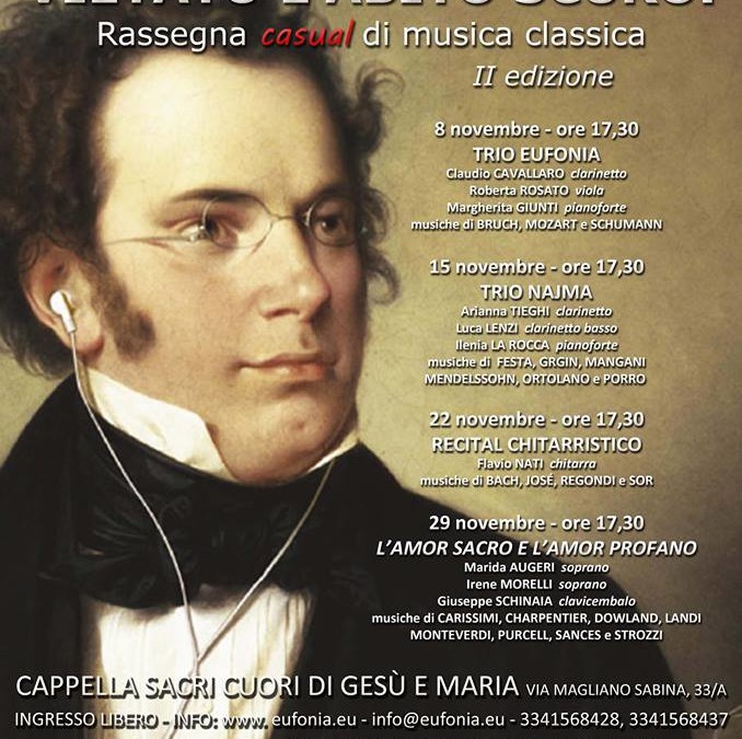 Rassegna “Vietato L’abito Scuro!” – II Edizione – Tutte le domeniche di Novembre