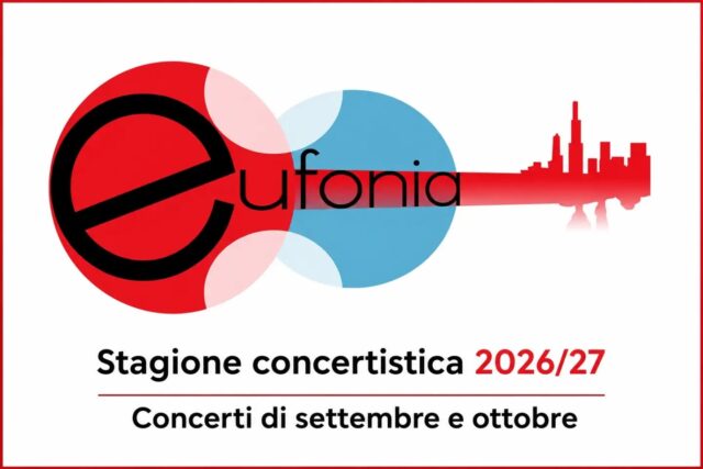 Cari Amici,ci auguriamo che abbiate passato un'estate serena e rigenerante... nonostante il caldo estremo.Oggi è 1° settembre e qui ad Eufonia c'è già tanta carne al fuoco! Desideriamo perciò comunicarvi i concerti di settembre ed ottobre, di modo che possiate segnarli sulle vostre agende e non mancare.- Domenica 20 settembre, ore 17.30, Teatro Sacri Cuori (via Magliano Sabina, 33), Dalla Classica al Rock: concerto dei docenti dei corsi di musica.- Domenica 27 settembre, ore 17.30, Cappella Sacri Cuori di Gesù e Maria (via Magliano Sabina, 33/a), Fiato ai Fiati: concerto di beneficenza a favore della Lega Italiana Fibrosi Cistica Lazio con il Quintetto di Clarinetti con Percussioni della Banda Musicale del Corpo Nazionale dei Vigili del Fuoco.- Sabato 3 ottobre, ore 18.30, UnAR (via Ulisse Aldrovandi, 16), ClarinItaly: concerto di Borislav Yotzov (clarinetto) e del Bass-C Quartet.- Domenica 4 ottobre, ore 18.30, UnAR (via Ulisse Aldrovandi, 16), ClarinItaly: concerto di Valeria Serangeli (clarinetto) e Giacomo Petraccini (pianoforte).- Domenica 11 ottobre, ore 17.30, Cappella Sacri Cuori di Gesù e Maria (via Magliano Sabina, 33/a), Concerto del Duo Del Papa-Salemme (violino e pianoforte).- Domenica 25 ottobre, ore 17,30, Cappella Sacri Cuori di Gesù e Maria (via Magliano Sabina, 33/a), Per Andrea: concerto delle composizioni vincitrici dei concorsi Premio di Roma Andrea Ceraso 2025 e ClarinItaly 2025, con l'Imago Sonora Ensemble diretto da Massimo Munari.A ridosso dei concerti vi daremo informazioni più dettagliate sui programmi.Tutti i nostri concerti sono ad ingresso libero con offerta.