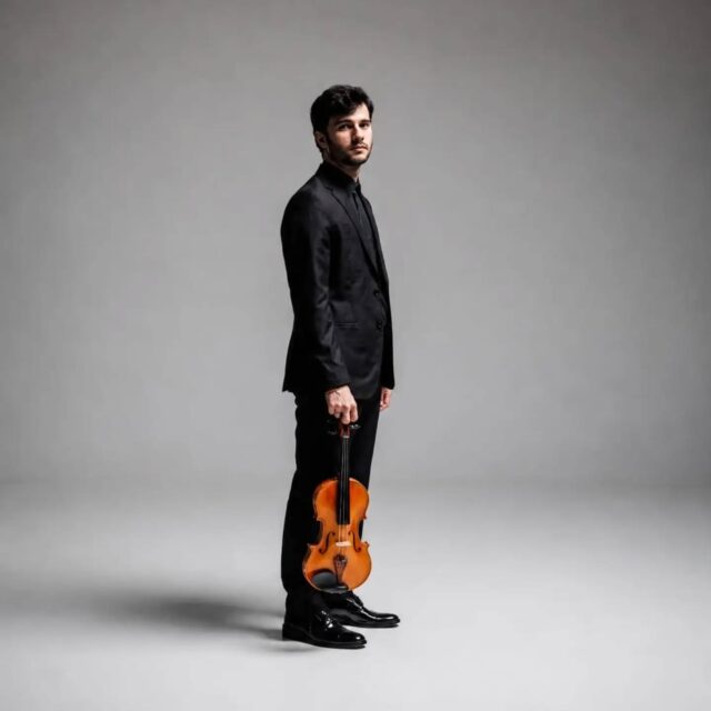 Oggi vi presentiamo l'altro protagonista del concerto di questa domenica: il violinista Giacomo Del Papa.Giacomo Del Papa nasce nel 1998 a Roma e nel 2016 si diploma in Violino con il massimo dei voti al Conservatorio “Santa Cecilia”. Nel 2020 consegue il Master in Music Performance presso il Conservatorio della Svizzera Italiana di Lugano con il massimo dei voti e la lode. Nel 2022 consegue il Master in Teoria e pratica della didattica della musica d’insieme presso l’Università di “RomaTre” con il massimo dei voti e la lode. Nel 2017 fonda il Quartetto Eos, formazione cameristica riconosciuta a livello internazionale, con cui svolge attività concertistica in Italia e all’estero. Nel 2020 vince il Concorso Internazionale di Musica da Camera “Orpheus”, nel 2018 il Premio della Critica Musicale Franco Abbiati “Piero Farulli” e il Concorso Internazionale di Musica da Camera “Anton Rubinstein” di Dusseldorf. Nel 2023 è semifinalista alla 77a edizione del prestigioso Concorso di Ginevra (miglior risultato per un ensemble italiano dalla nascita del concorso) e, nel 2024, riceve il Premio “Jeunesse Musicales Deutschland” al Concorso Borciani di Reggio Emilia. Si esibisce in formazioni cameristiche con musicisti quali: Quartetto di Cremona, Quartetto Jerusalem, Quartetto Abel, Calogero Palermo, Enrico Dindo, Enrico Pace, Aron Chiesa, Cristian Poltèra, Leonora Armellini e Gabriele Mirabassi. Dal 2022 al 2024 è artista in residenza presso la prestigiosa Fondazione Singer Polignac di Parigi. Dal 2025 è violinista dell’Ensemble Kinari. Ha registrato per le etichette Odradek, Harmonia Mundi, Da Vinci Records e Brilliant Classic.